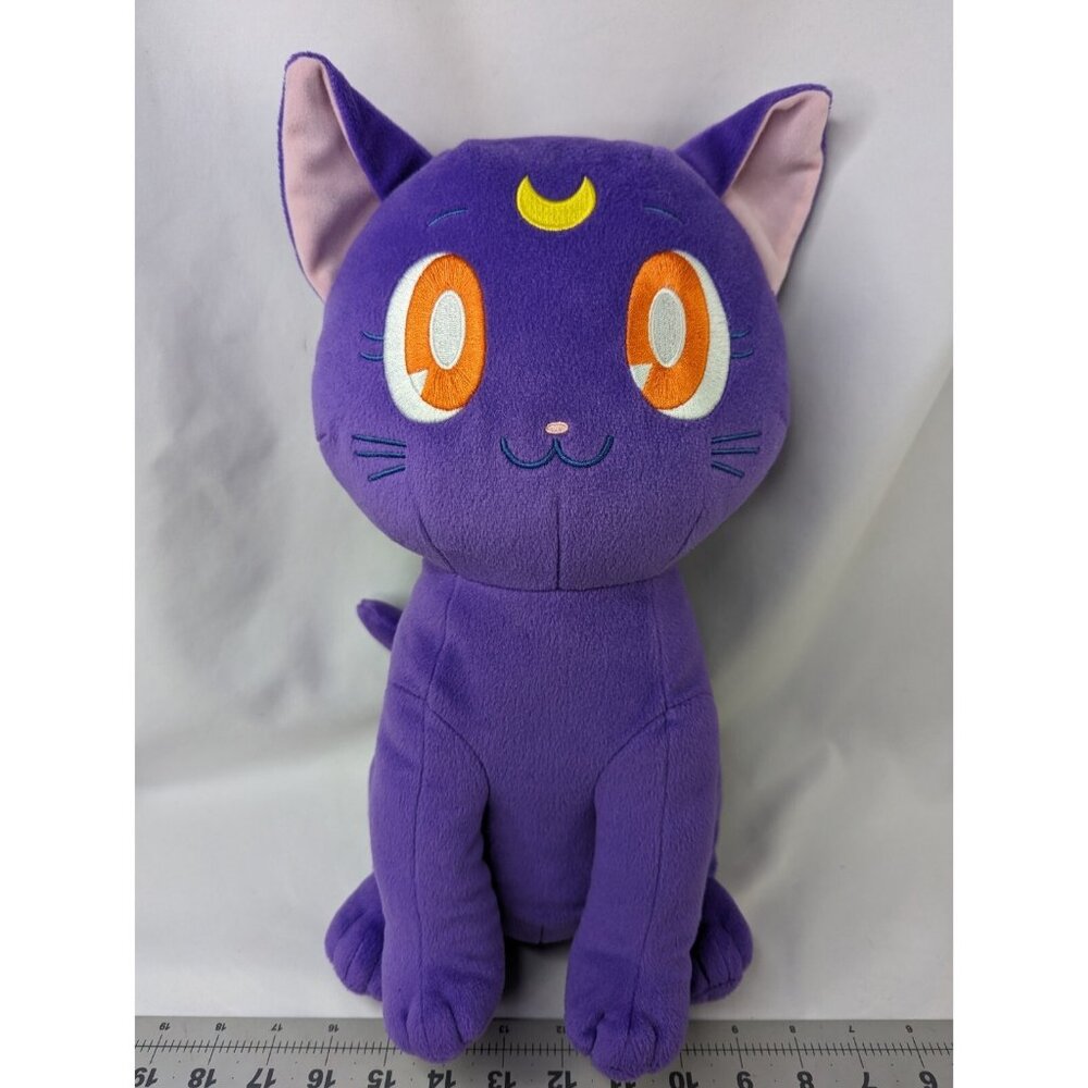 Sailor Moon Purple Cat‎ Plush 15 Inch Clever Idiots Stuffed Animal Toy